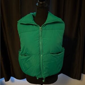 Green Puffer Vest